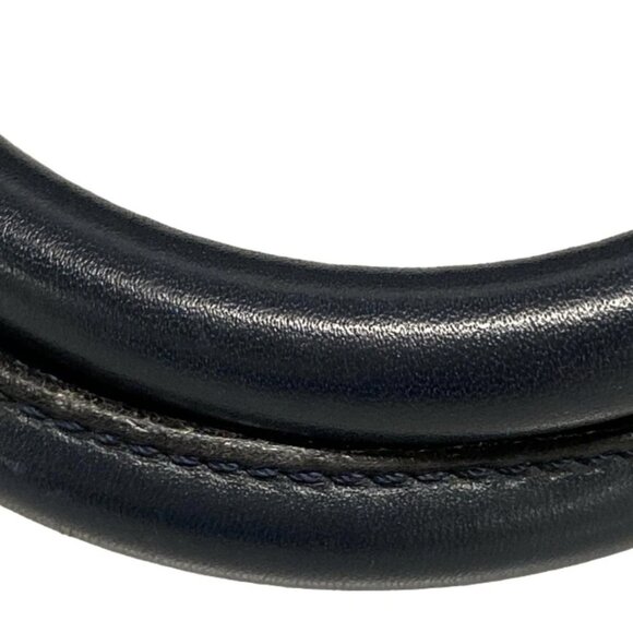 Auth DIOR/ChristianDior Trotteur Navy Cream PVC Patent Leather Handbag - Picture 10 of 16